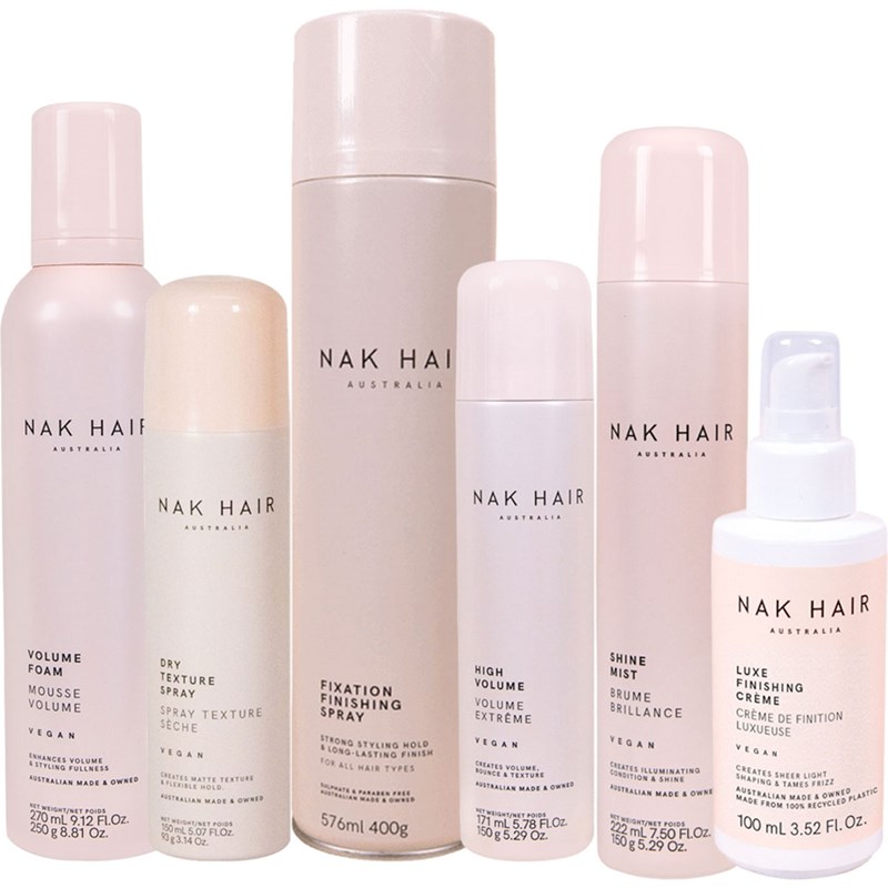 NAK Hair Buy 1 Styling Product, Get 1 50% OFF!