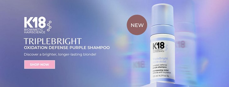 Apr26 K18 TripleBright Purple Shampoo