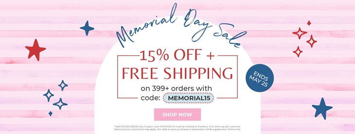Memorial Day Sale (5/21-5/25)