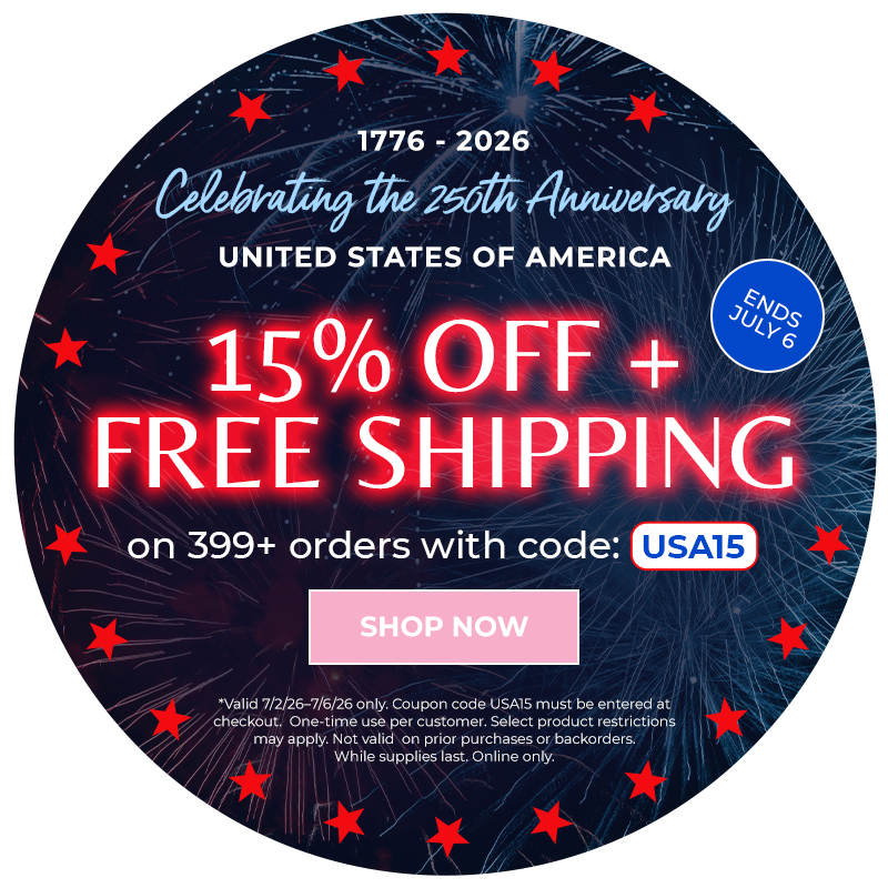 4th of July Sale (7/2-7/6)