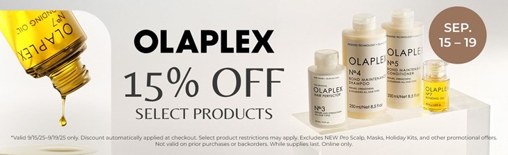_CATEGORY Single Olaplex Flash Sale 15%