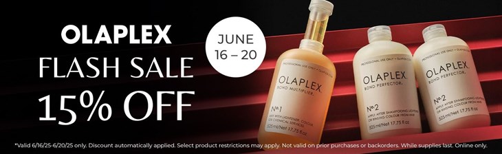 _CATEGORY Single Olaplex Flash Sale 15%
