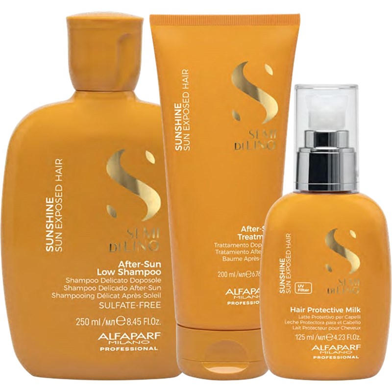 Alfaparf Milano Sun-Kissed & Protected Sunshine Ritual Kit 7 pc.