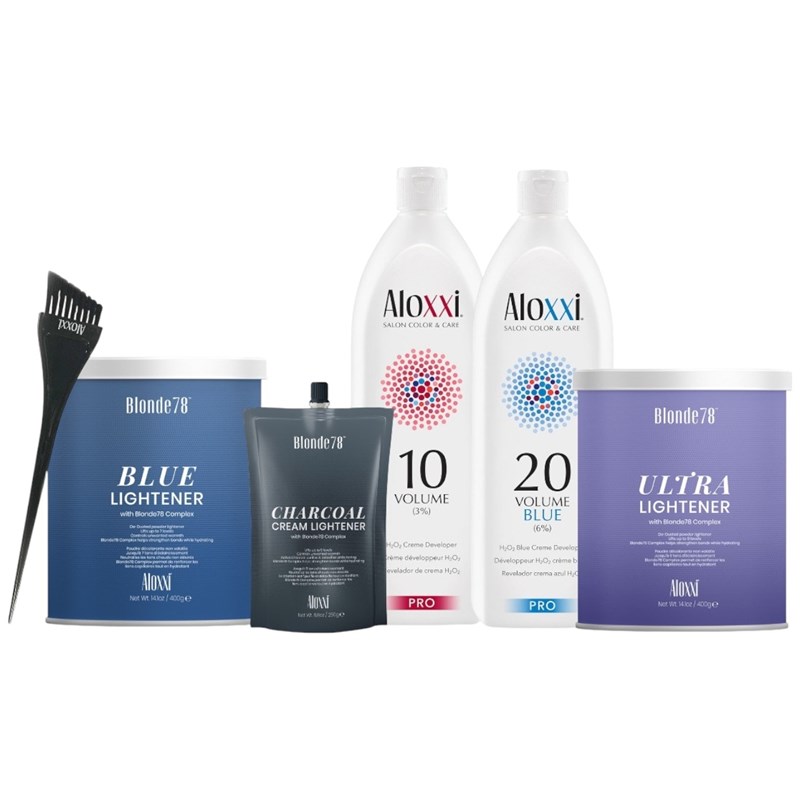 Aloxxi Lightener & Developer Salon Opener Kit