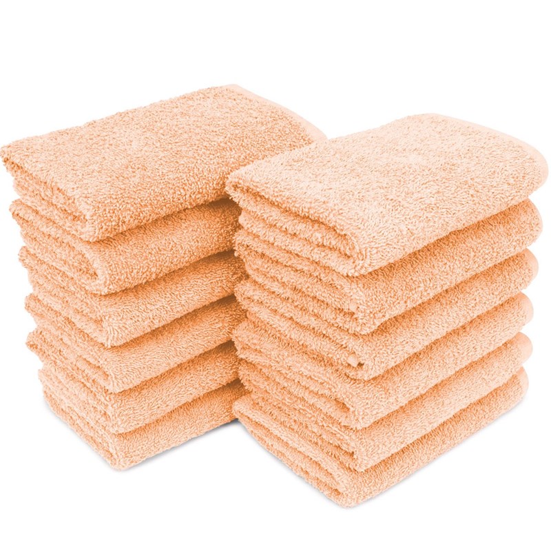 American Dawn Magna Plus Towel - Peach, 12 pack 15 inch x 25 inch