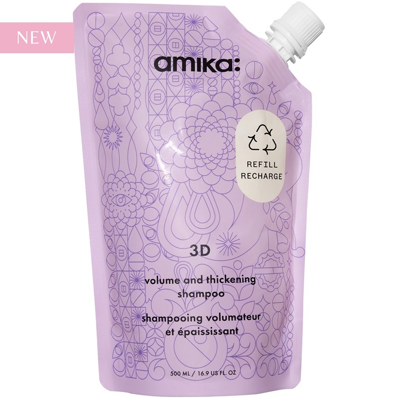 amika: 3D volume and thickening shampoo 16.9 Fl. Oz.