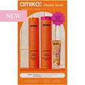 amika: vitamin burst signature wash & care set 3 pc.