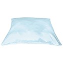 Betty Dain Satin Pillow Case- Light Blue 26 inch x 21 inch