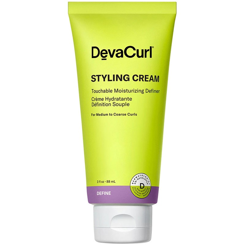 DevaCurl STYLING CREAM Touchable Moisturizing Definer 3 Fl. Oz.