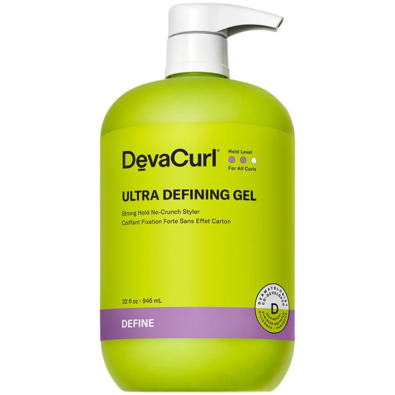 DevaCurl ULTRA DEFINING GEL Strong Hold No-Crunch Styler Liter