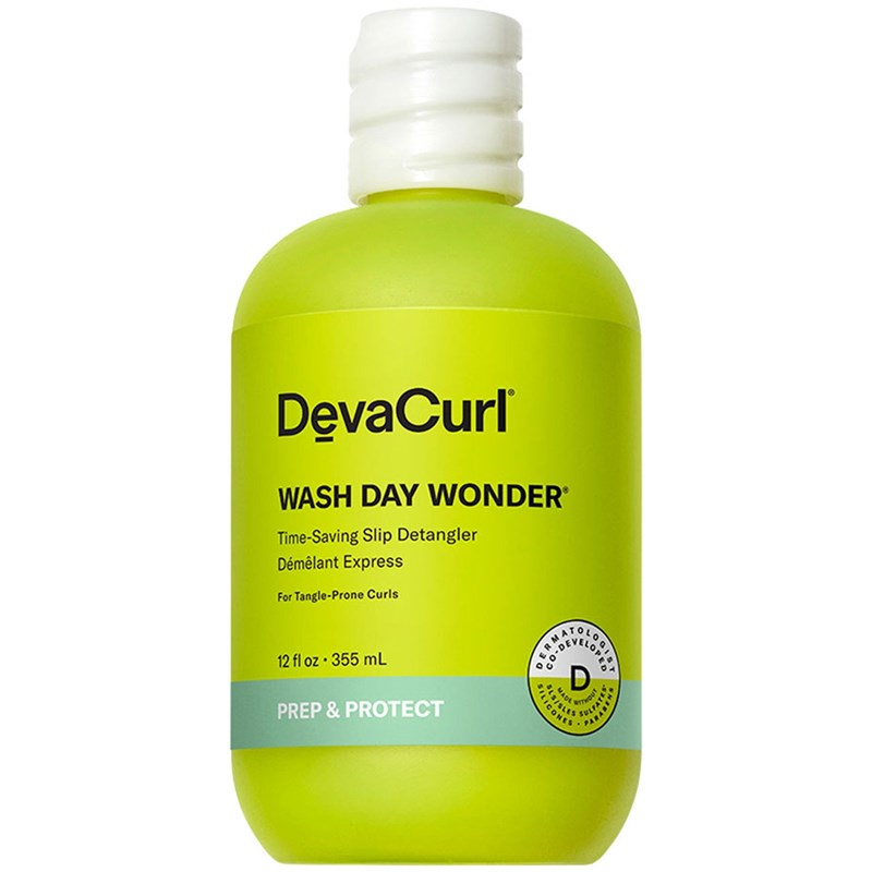 DevaCurl WASH DAY WONDER Time-Saving Slip Detangler 12 Fl. Oz.