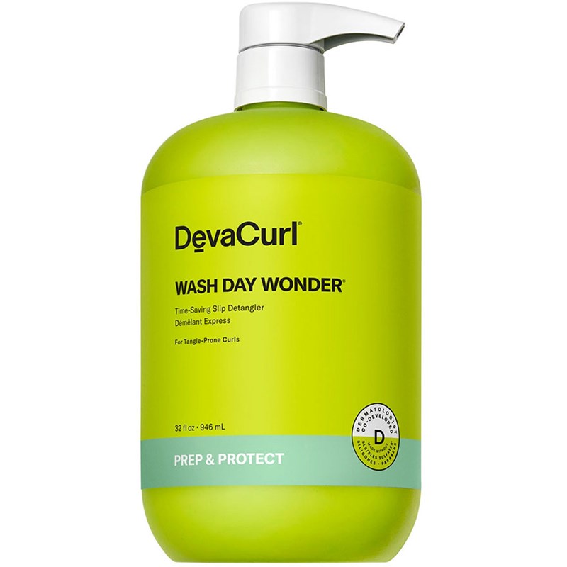 DevaCurl WASH DAY WONDER Time-Saving Slip Detangler Liter