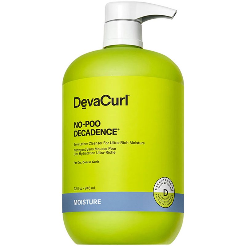 DevaCurl NO-POO DECADENCE Zero Lather Cleanser For Ultra-Rich Moisture Liter