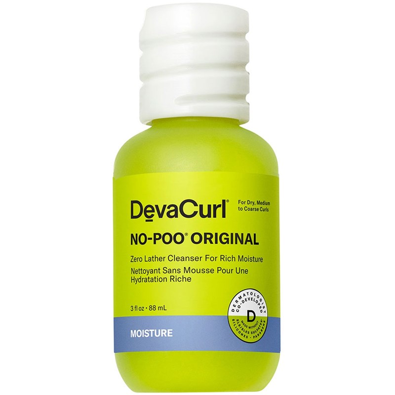 DevaCurl NO-POO ORIGINAL Zero Lather Cleanser For Rich Moisture 3 Fl. Oz.