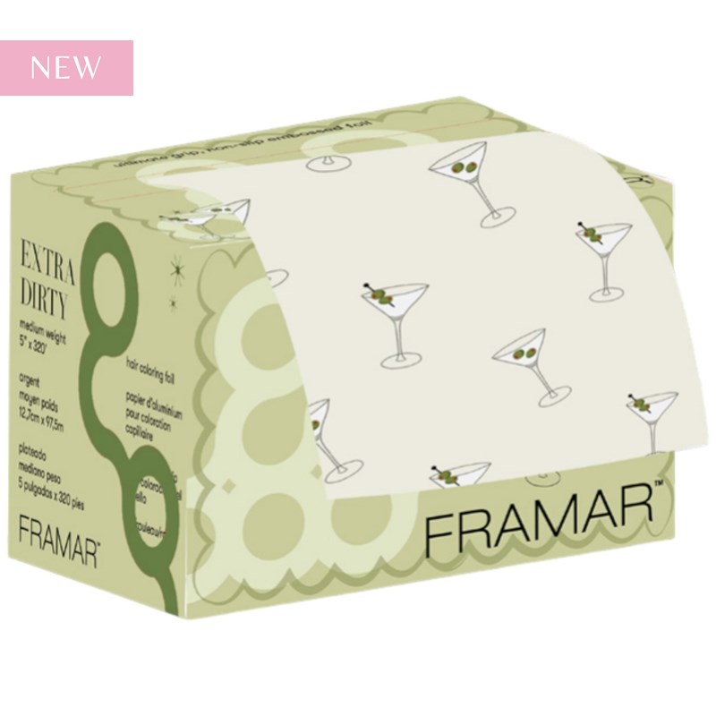 Framar Embossed Foil Roll Medium Extra Dirty 320 ft.