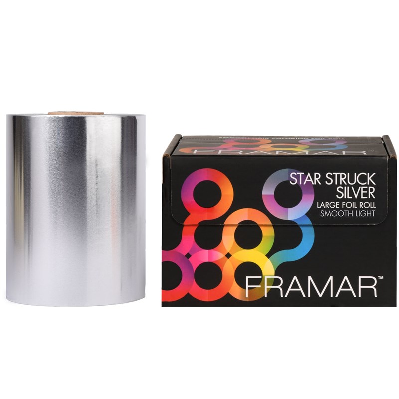 Framar Smooth Foil Roll Light Star Struck Silver 1700 ft.