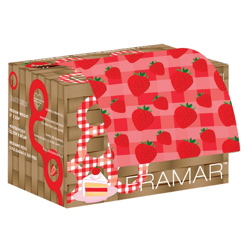 Framar Strawberry Shortcake Embossed Roll 320 ft.