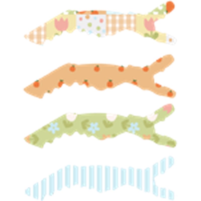 Framar Quilted Gator Clips 4 pc.