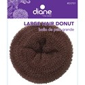 Diane Hair Donut Large Brown 4 inch