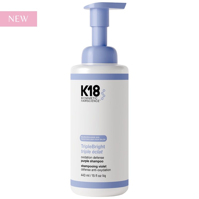 K18 TripleBright purple shampoo 15 Fl. Oz.