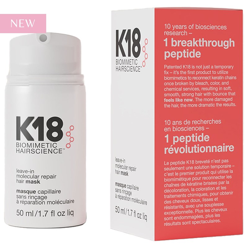 K18 leave-in molecular repair hair mask 1.7 Fl. Oz.