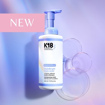 K18 TripleBright purple shampoo 4.2 Fl. Oz.