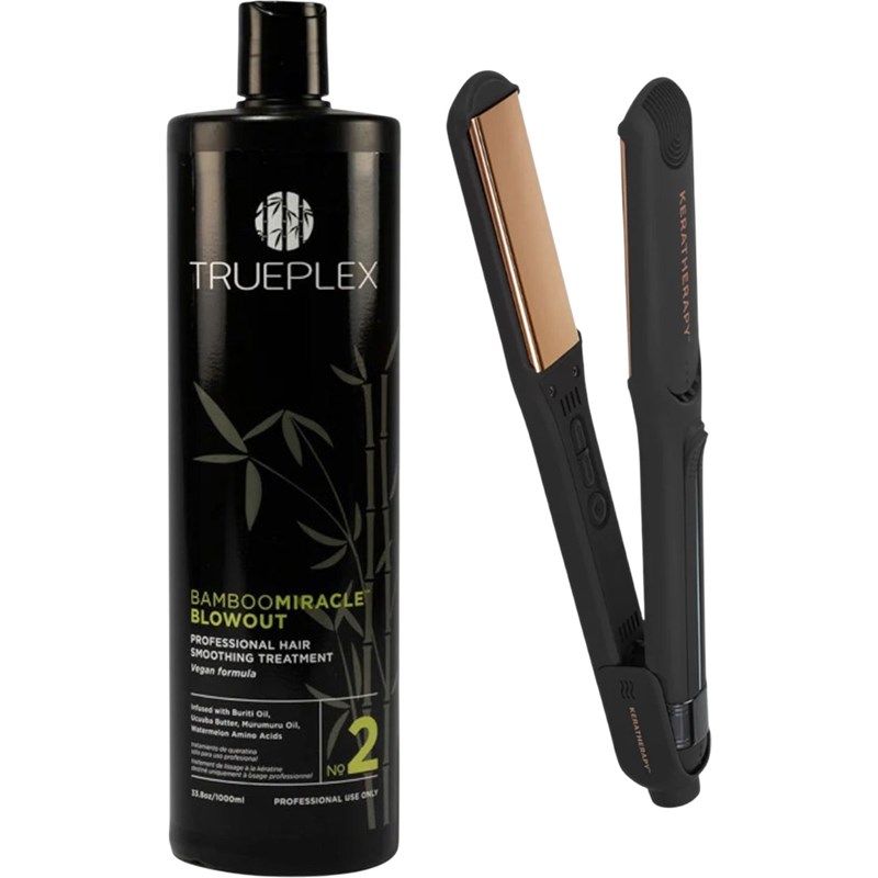 Keratherapy Buy 1 BAMBOOMIRACLE BLOWOUT Treatment, Get 1 Flat Iron FREE! 2 pc.