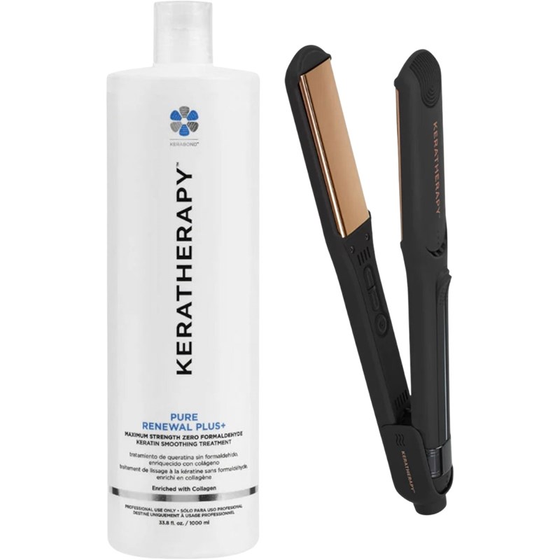 Keratherapy Buy 1 PURE RENEWAL PLUS, Get 1 Flat Iron FREE! 2 pc.