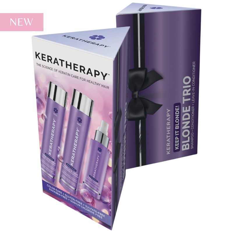 Keratherapy Blonde +Keratin Holiday Trio 3 pc.