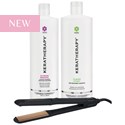 Keratherapy Buy 1 EXTREME RENEWAL & 1 CLEAN START SHAMPOO, Get 1 Flat Iron FREE! 3 pc.