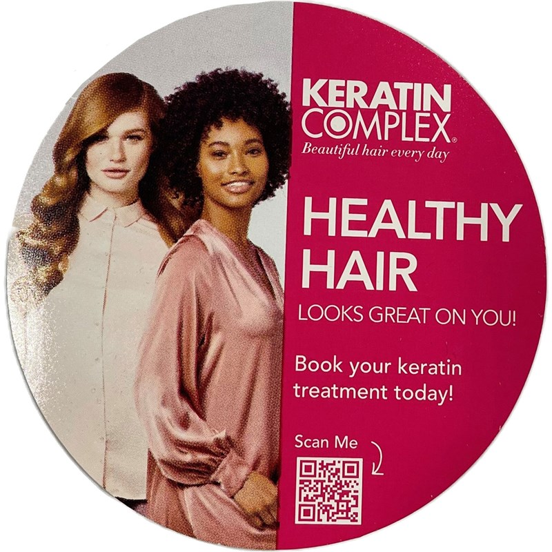 Keratin Complex Round Mirror Cling