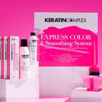 Keratin Complex Express Color & Smoothing System Kit 8 pc.