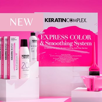 Keratin Complex Express Color & Smoothing System Kit 8 pc.