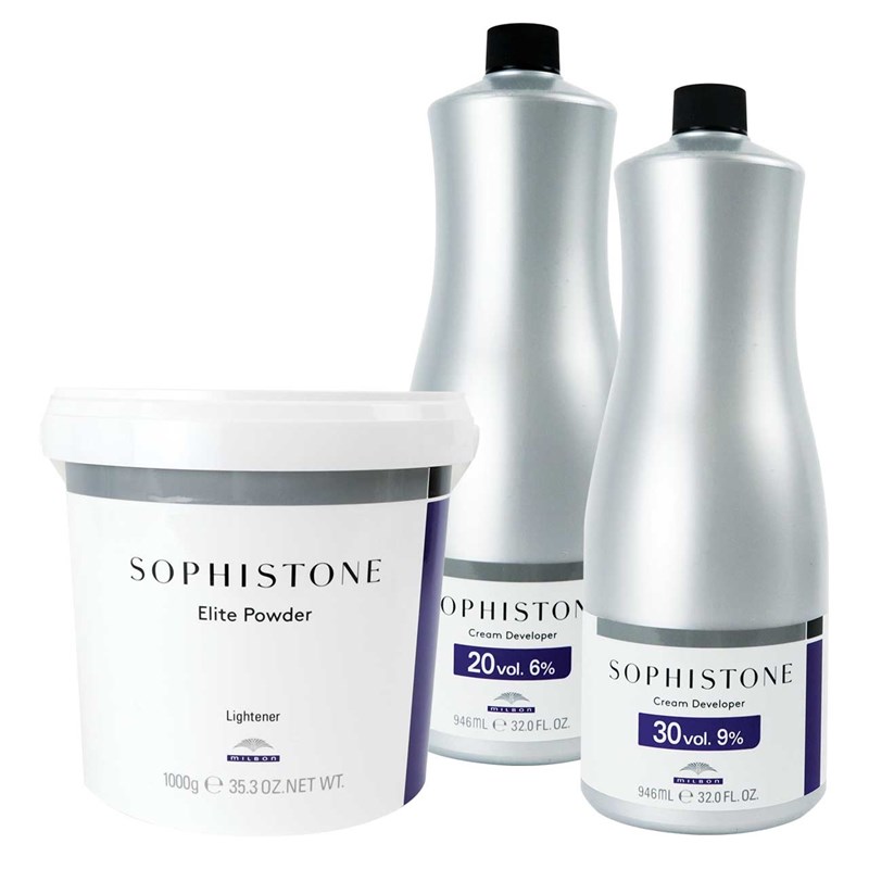Milbon Sophistone Elite Powder Lightener Kit 3 pc.