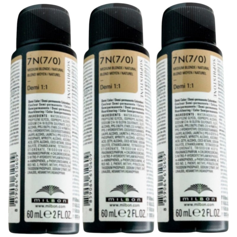Milbon SOPHISTONE Demi 7N Kit 3 pc.