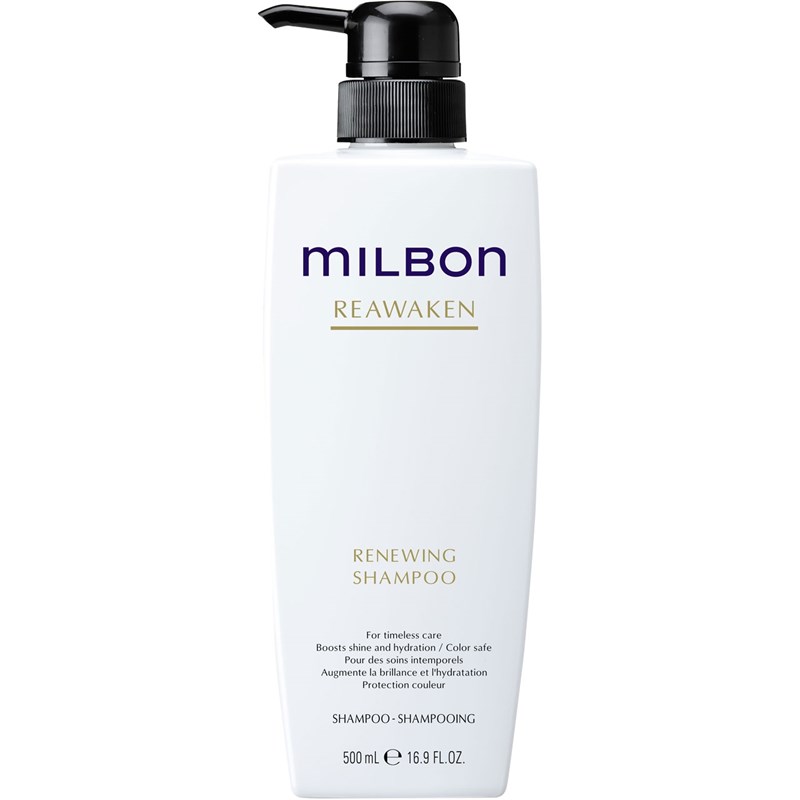 Milbon Renewing Shampoo Empty Pump 16.9 Fl. Oz.