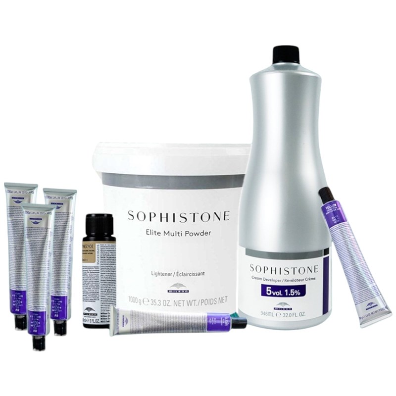Milbon SOPHISTONE Complete Set Kit 8 pc.