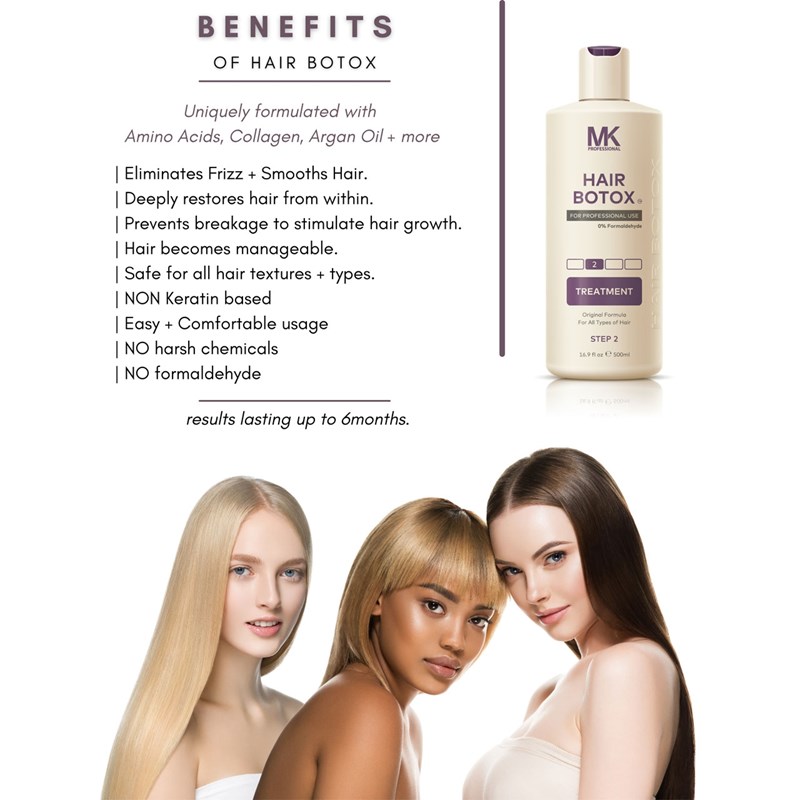 MK PROFESSIONAL HAIR BOTOX Flyer