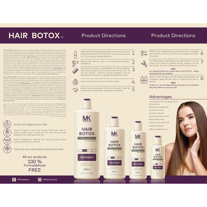 MK PROFESSIONAL HAIR BOTOX Brochure