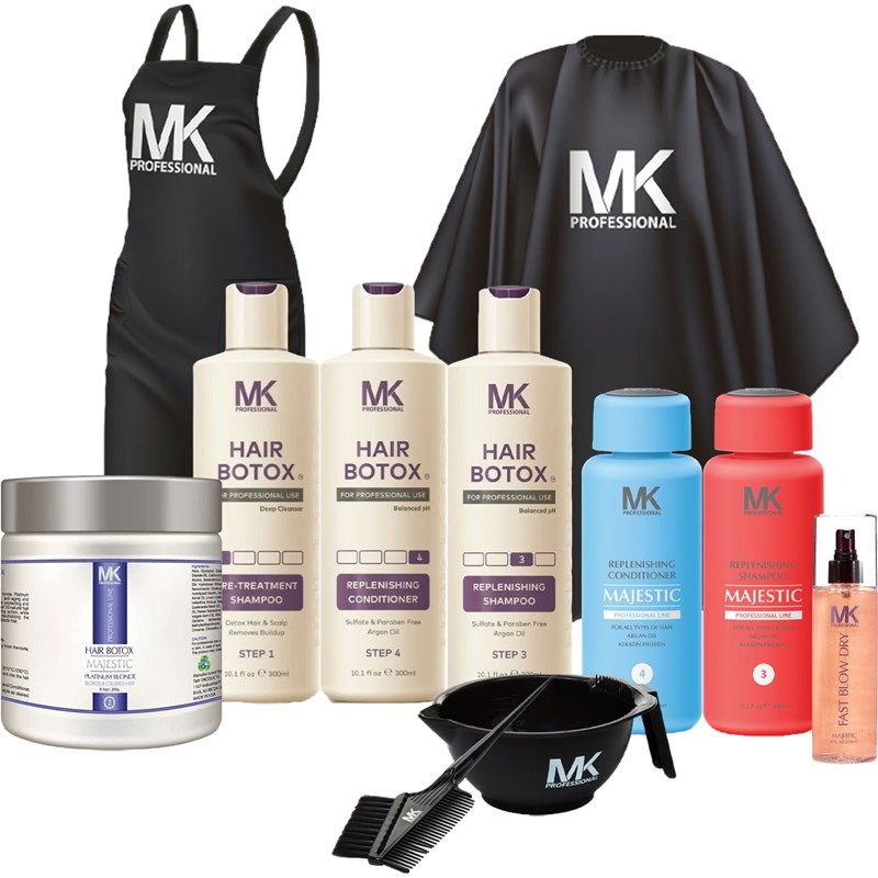 MK PROFESSIONAL HAIR BOTOX PLATINUM INTRO 22 pc.