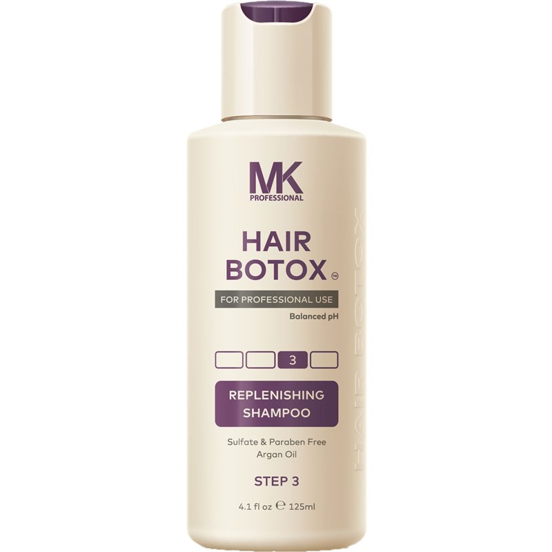 MK PROFESSIONAL HAIR BOTOX REPLENISHING SHAMPOO 4.1 Fl. Oz.