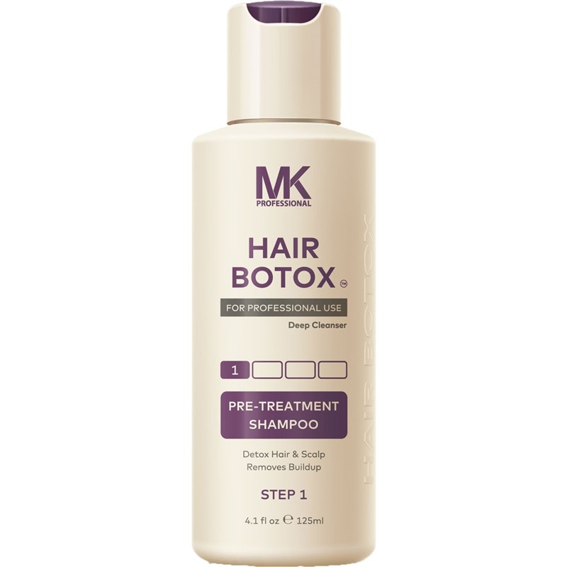 MK PROFESSIONAL HAIR BOTOX PRE-TREATMENT SHAMPOO 4.1 Fl. Oz.