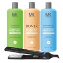 MK PROFESSIONAL FREE Titanium Flat Iron with purchase of BONTX TREATMENT 4 pc.