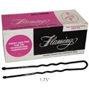 Morris Flamingo Crimped Ball-Tip Hair Pins - Black, 1.75 Inch 1 lb.