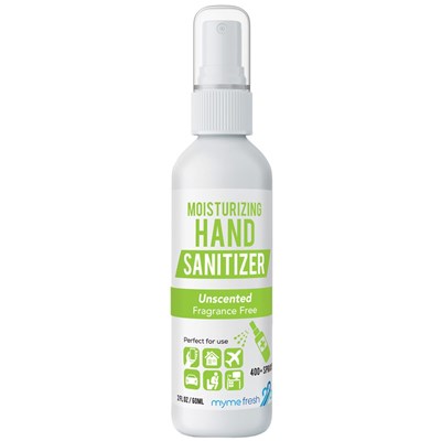 PPE Moisturizing Hand Sanitizer Spray - Unscented Fragrance Free 2 Fl. Oz.