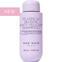 NAK Hair PLATINUM BLONDE ANTI-YELLOW SHAMPOO 11.83 Fl. Oz.