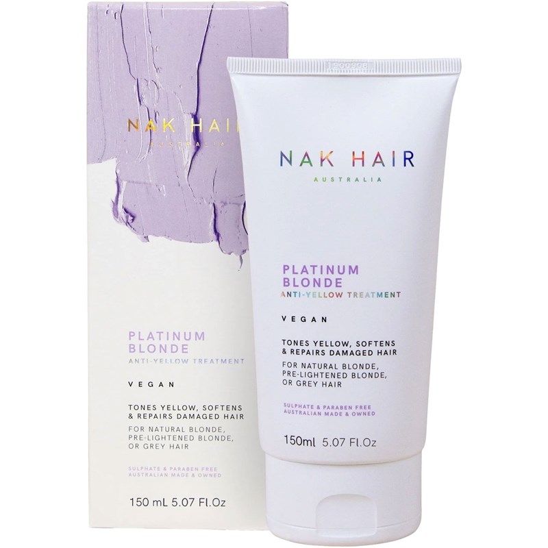 NAK Hair Platinum Blonde Anti-Yellow Treatment 5.07 Fl. Oz.