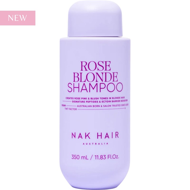 NAK Hair ROSE BLONDE SHAMPOO 11.83 Fl. Oz.