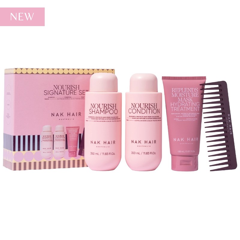 NAK Hair NOURISH Holiday Trio 4 pc.