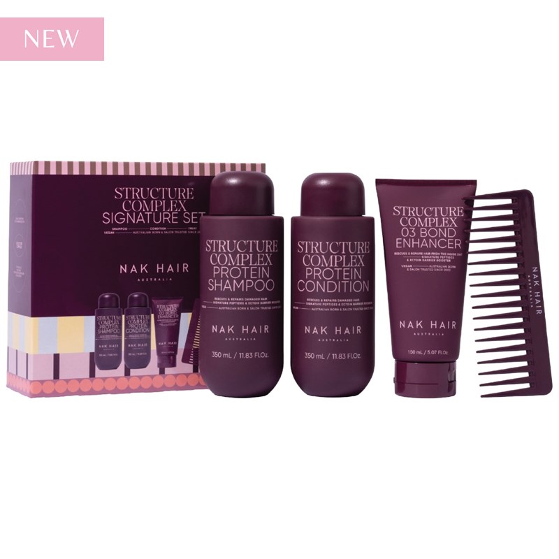 NAK Hair STRUCTURE Holiday Trio 4 pc.